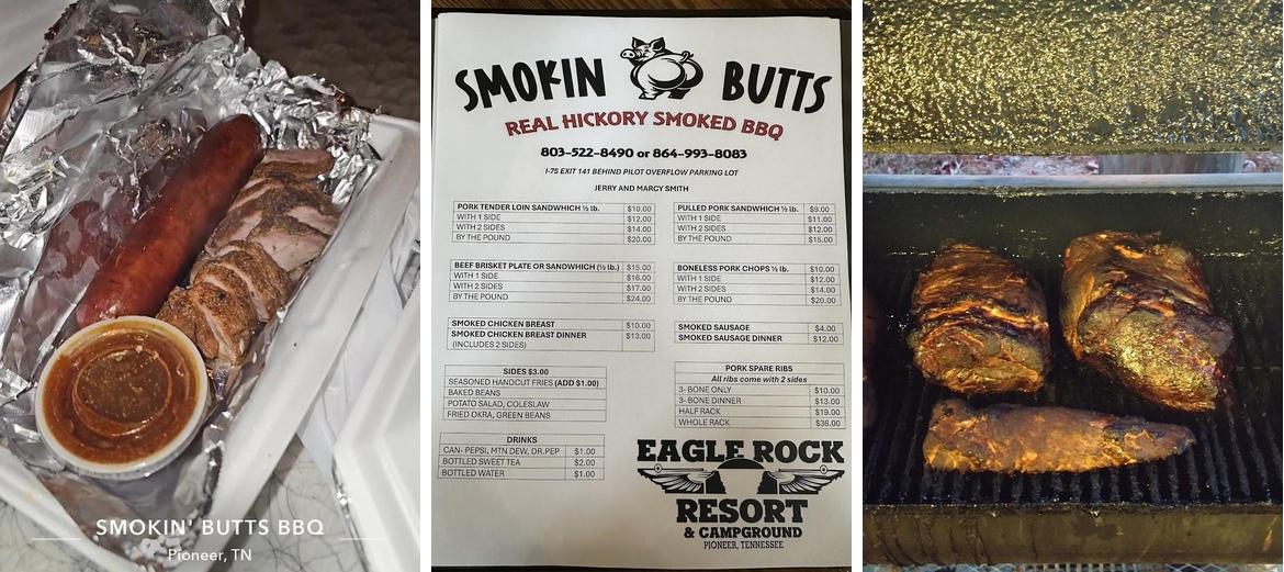Smokin' Butts BBQ Menu