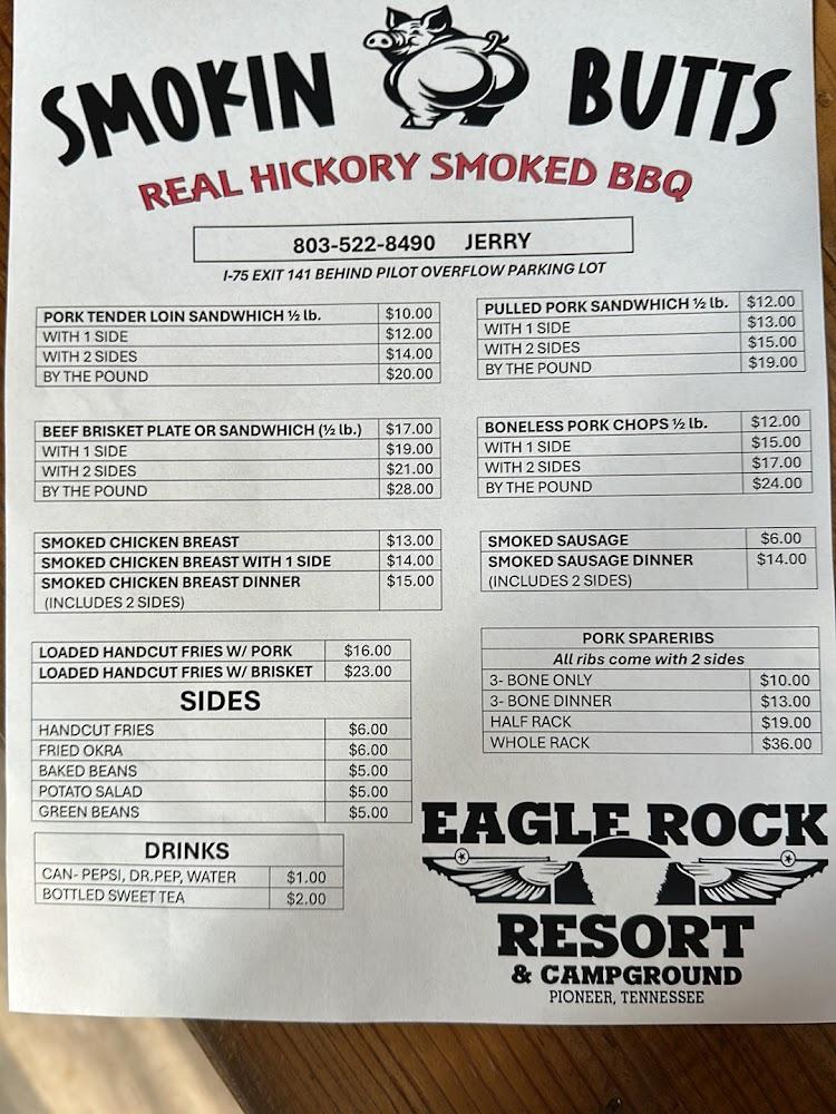 Smokin' Butts BBQ Menu image 1